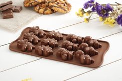 SilikoMart Forma silikonowa CHOCO DINO 2252