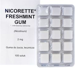Zdjęcie Nicorette Freshmint Gum (Imp.row.) 105 - Kostrzyn