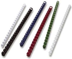 Zdjęcie Grzbiety plastikowe do bindowania 12,5mm czerwone (M0789) - Opalenica