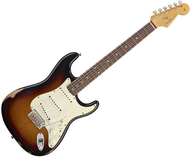 Fender Road Worn 60's Stratocaster RW 3-Tone Sunburst - Ceny
