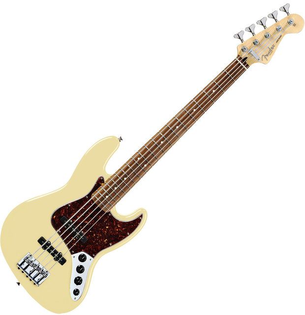 Fender Deluxe Jazz Bass V RW Vintage White - Ceny i opinie