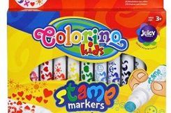 Zdjęcie Colorino Flamastry Z Pieczątkami 10 Kolorów - Warka