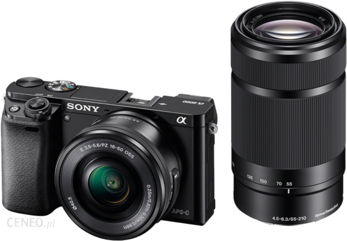 Aparat Cyfrowy Z Wymienna Optyka Sony A6000 Czarny 16 50mm 55 210mm Ceny I Opinie Na Ceneo Pl