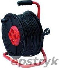 Zdjęcie Elgotech Przedłużacz Na Bębnie z Zabezpieczeniem Termicznym z Gniazdem Bryzgoszczelnym z Przewodem H05Rr-F3G1,5Mm2 50Mprzedłużacz Na Bębnie z Zabezpie - Libiąż