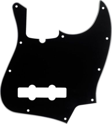Fender Picguard for Jazz Bass 10 hole Black