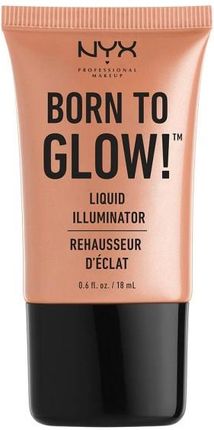NYX Professional Makeup Born To Glow Liquid Illuminator Rozświetlacz do twarzy Gleam 18 ml