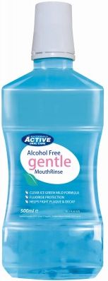 Active Płyn do higieny jamy ustnej bezalkoholowy o bardzo łagodnym smaku ICE BLUE 500 ml