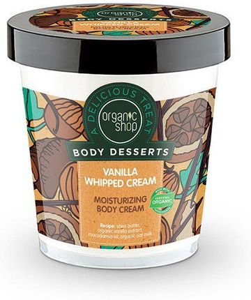 Vanilla Whipped Cream Organic Shop Krem do ciała 450ml