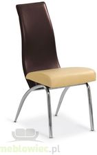 Halmar krzesło k2 beżowy ciemny brąz - zdjęcie 1