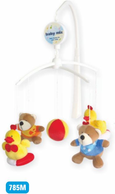 Alexis Karuzela Pluszowa 2 Misie + 2 Kaczki 785M Baby Mix Karuzela MISIE Baby Mix z projektorem RED Ceny i opinie