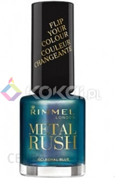 Metal Rush 60 Royal Blue Rimmel Lakier do paznokci 12 ml