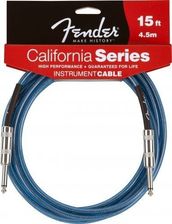 Fender California kabel instrumentalny mono jack M - mono jack M 4,5m niebieski - zdjęcie 1