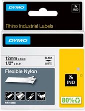 Zdjęcie DYMO Taśma Etykieta 12Mm X3.5M Nadruk Czarny Na Białym Tle (18488) - Supraśl