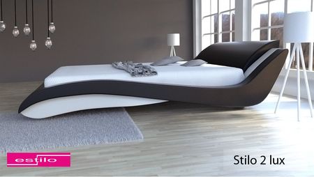 Estilo łóżko do sypialni Stilo-2 Lux skóra naturalna 200x200