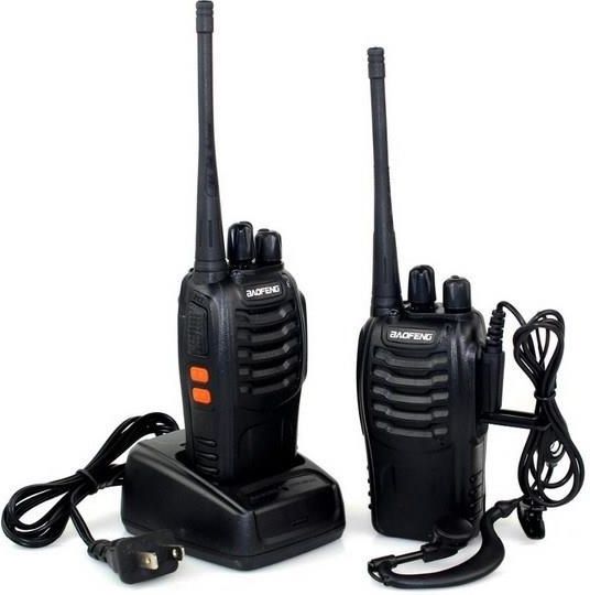 Pack De 2 Micros Laryngés HQRP Pour Talkie-walkie Baofeng BF-888, BF-888S, BF-999 – Neuf