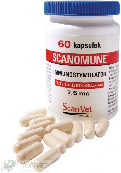  SCANVET Scanomune - 60 kapsułek