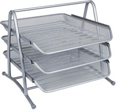 Zdjęcie Q-Connect Zestaw Na Biurko , Metalowy, 3 Szufladki, Srebrny - Będzin