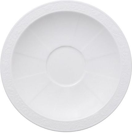 Villeroy&Boch White Pearl spodek do filiżanki śniadaniowej średnica 18 cm 10-4389-1250