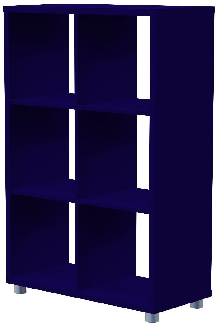 Tenzo Box Regał Granatowy Lakier Matowy 111 x 73 x 35 cm - 1826-064 ...