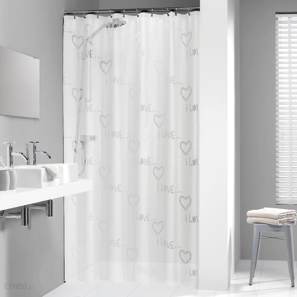 Zasłona prysznicowa Sealskin Condens PEVA 180x200 cm biała (210841310)