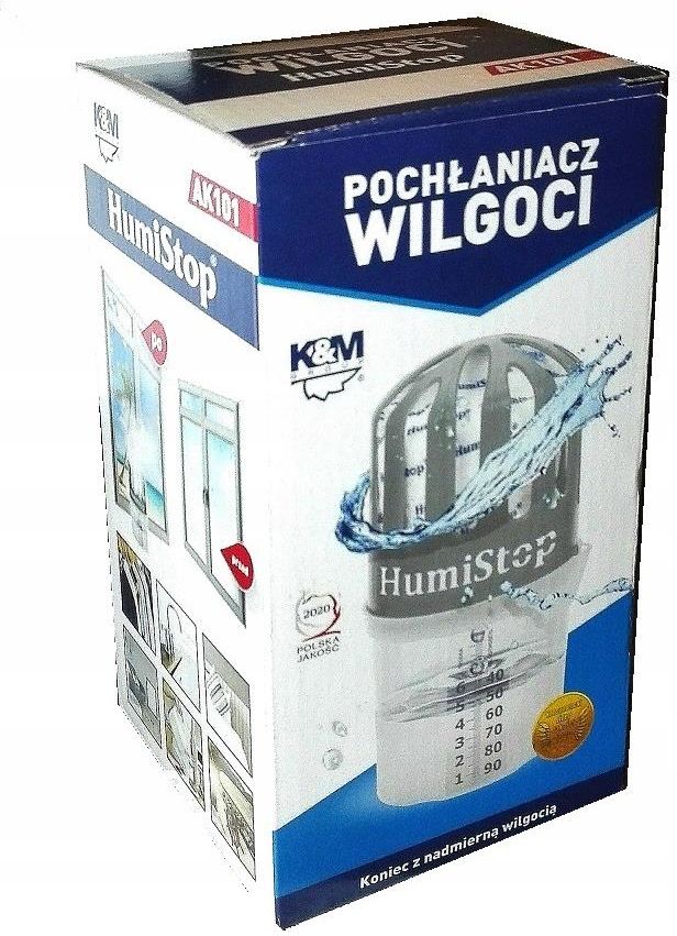 K&M Domowy pochłaniacz wilgoci Humistop - zdjęcie 2 K&M Domowy pochłaniacz wilgoci Humistop