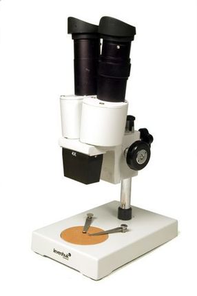 Mikroskop Levenhuk 2ST - Mikroskop stereoskopowy. Głowica dwuokularowa. Powiększenie: 40x