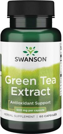 Swanson Green Tea Extract Zielona Herbata 500Mg 60kaps.