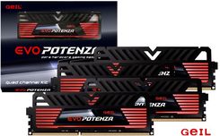 Pamięć RAM GeIL DDR3 EVO Potenza 32GB/ 1866 (4*8GB) CL9-10-9-28 (GPB332GB1866C9QC)