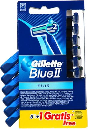 Gillette Blue Ii Plus Maszynki Do Golenia 6 szt