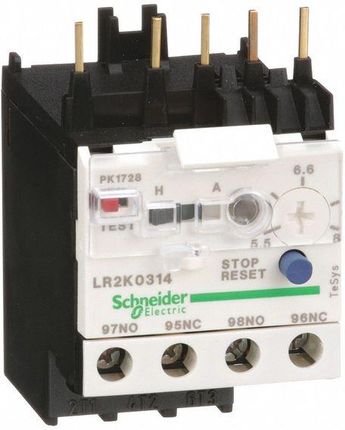 Schneider Przekaźnik Przeciążeniowy Termiczny Lr2K Nastawa 5.5-8A 58x45x65mm (LR2K0314)