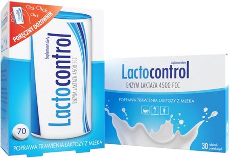 Lactocontrol - enzym laktaza 4500 FC 30 tabletek