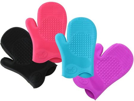 Sigma Brush Cleaning Glove Spa Rękawica do czyszczenia pędzli PINK