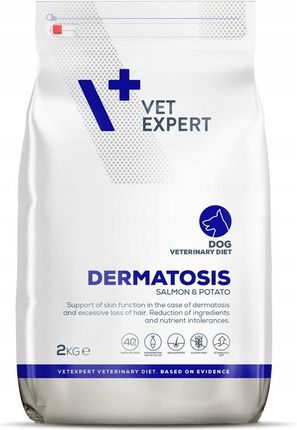 Vet Expert Veterinary Diet Dermatosis Dog Salomon&Potato Łosoś Ziemniak 2Kg