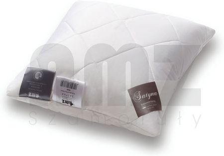 AMZ Synthetic satyna bawełniana poduszka pikowana 50x70 Biały