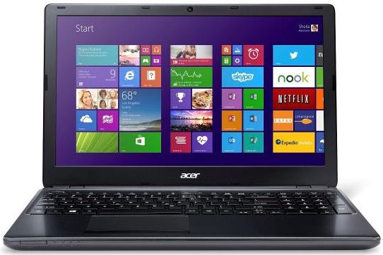 Acer aspire e1 522 нет изображения