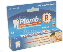 Plomb-R krem tymczasowe wypełnienie zęba 3 g - Jama ustna