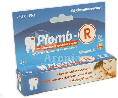 Plomb-R krem tymczasowe wypełnienie zęba 3 g