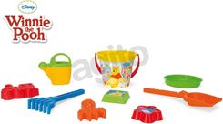 Wader Disney Komplet Do Piasku 9 Elementów Kubuś Puchatek 77135