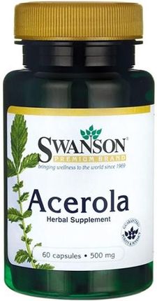 Swanson Acerola 500 mg 60 kaps.