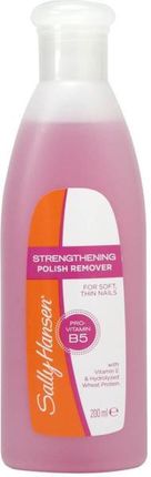 Sally Hansen Strengthening wzmacniający zmywacz do paznokci do paznokci Strengthening Polish Remover for Soft and Thin Nails 200ml