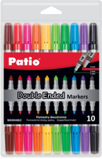 Zdjęcie Patio Flamastry Dwustronne 10 Kolorów - Radzyń Podlaski