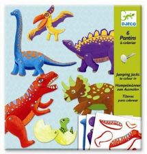 Djeco Zestaw Papierowy - Ruchome Elementy - Dinozaury 09680 - zdjęcie 1