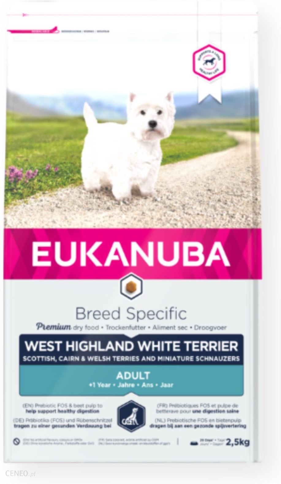 Eukanuba Breed Nutrition West Highland White Terrier Adult 2x2,5kg