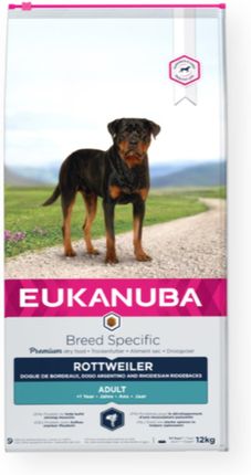 Eukanuba Breed Specific Sucha karma dla dorosłych psów rasy rottweiler 12kg