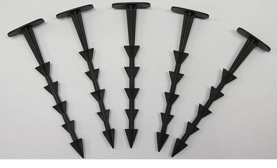 колышек для крепления агроткани 20см. анкер 400мм. якорь земляной анкер. свая опора забивная. земле крепление.