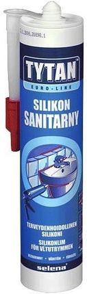 TYTAN EURO-LINE Silikon Sanitarny Tytanbiały 310 ml