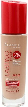 Rimmel London Lasting Finish 25h Foundation 30ml Make-up 201 Clasic Beige