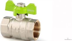Zdjęcie Valvex GREEN Kurek kulowy NN 1" motylek aluminiowy (1454410) - Wilamowice