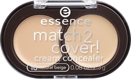 Essence Match 2 cover! Cream concealer Korektor do twarzy 20 SOFT BEIGE