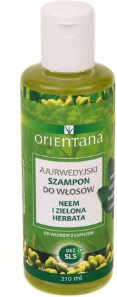Orientana Ajurwedyjski szampon przeciwupieżowy NEEM I zIELONA HERBATA 210ml